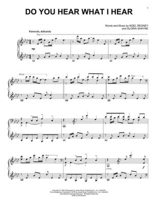 do you hear what i hear piano sheet music: Do you think that the rise of AI in the literary world might actually inspire more creativity rather than replace it?